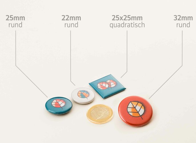 Alle Buttonformen in klein