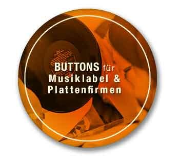 Buttons für Musiklabels