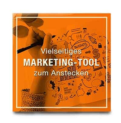 Buttons als vielseitiges Marketing-Tool zum Anstecken