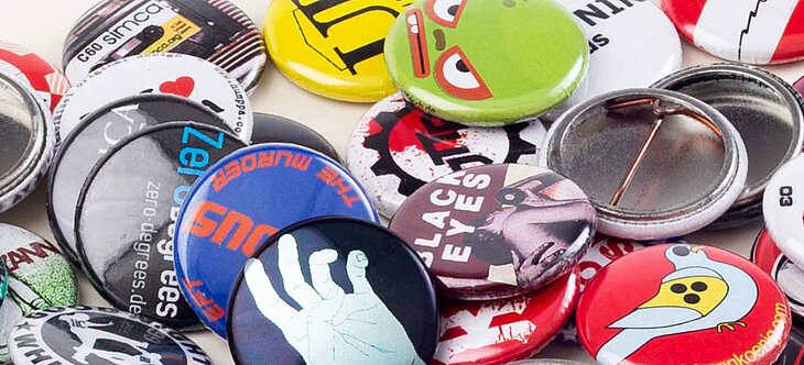 Bunte Buttons