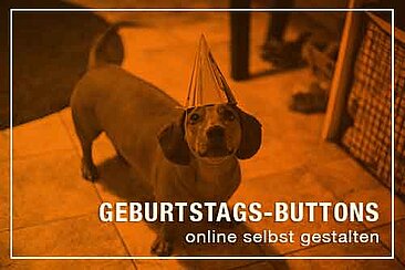 Buttons als Geburtstagsgeschenk