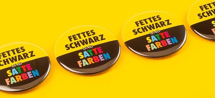 Farbdruck mit satten Farben 