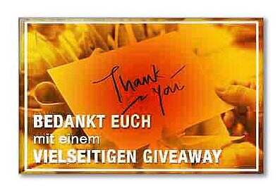 als Dankeschön zum Crowdfunding
