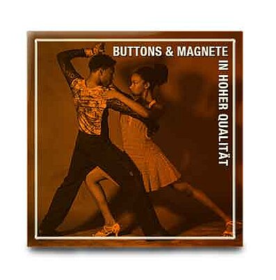 Buttons und Magnete für den Tanz