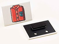 Buttons mit doppeltem Kleidungsmagnet