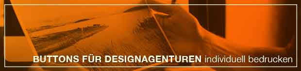 Buttons für Designagenturen