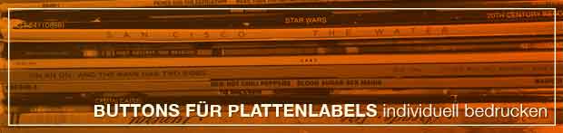 Buttons für Plattenlabels individuell bedrucken