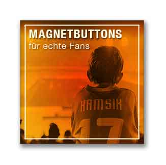 Magnetbuttons für echte Fans