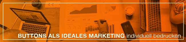 Buttons für das Marketing